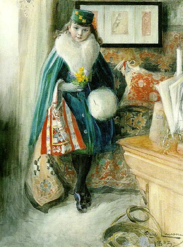 Carl Larsson fosterdottern-anna-maria Spain oil painting art